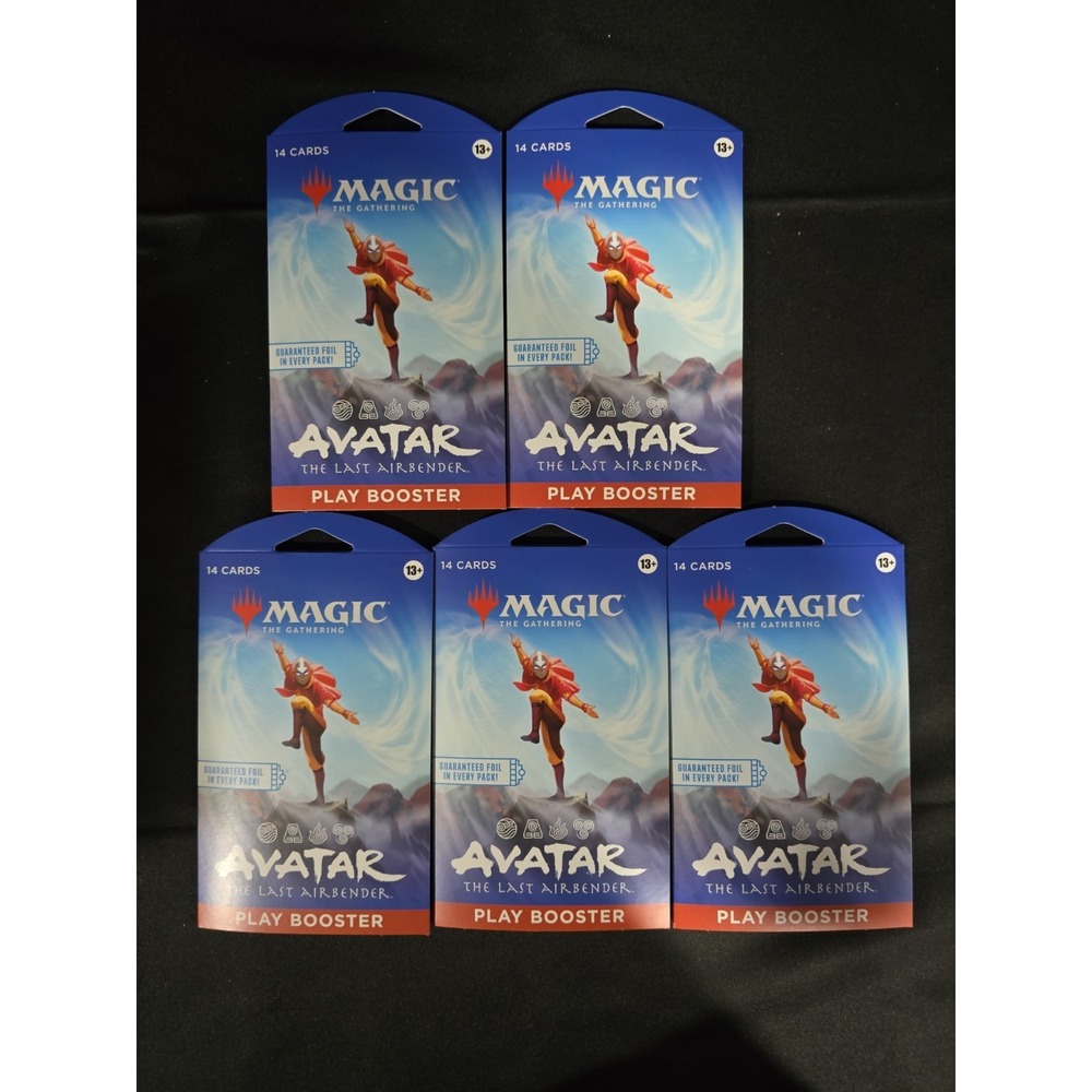 Magic: The Gathering - Avatar: The Last Airbender - Sleeved Play‎ Booster - 5 Pk